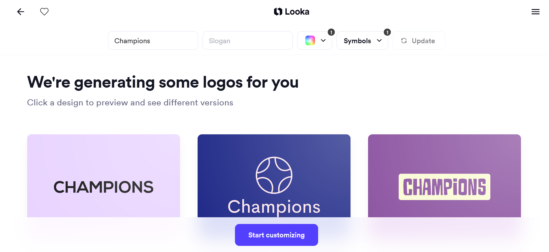 Looka football badger maker free