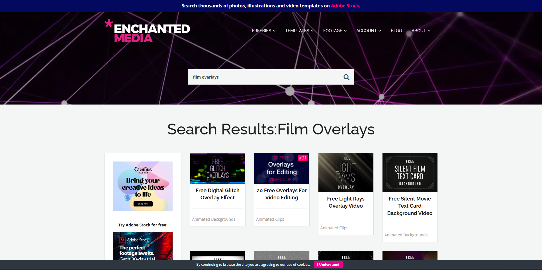 Interfaz de medios mejorados: un lugar versátil para encontrar superposiciones de películas gratuitas