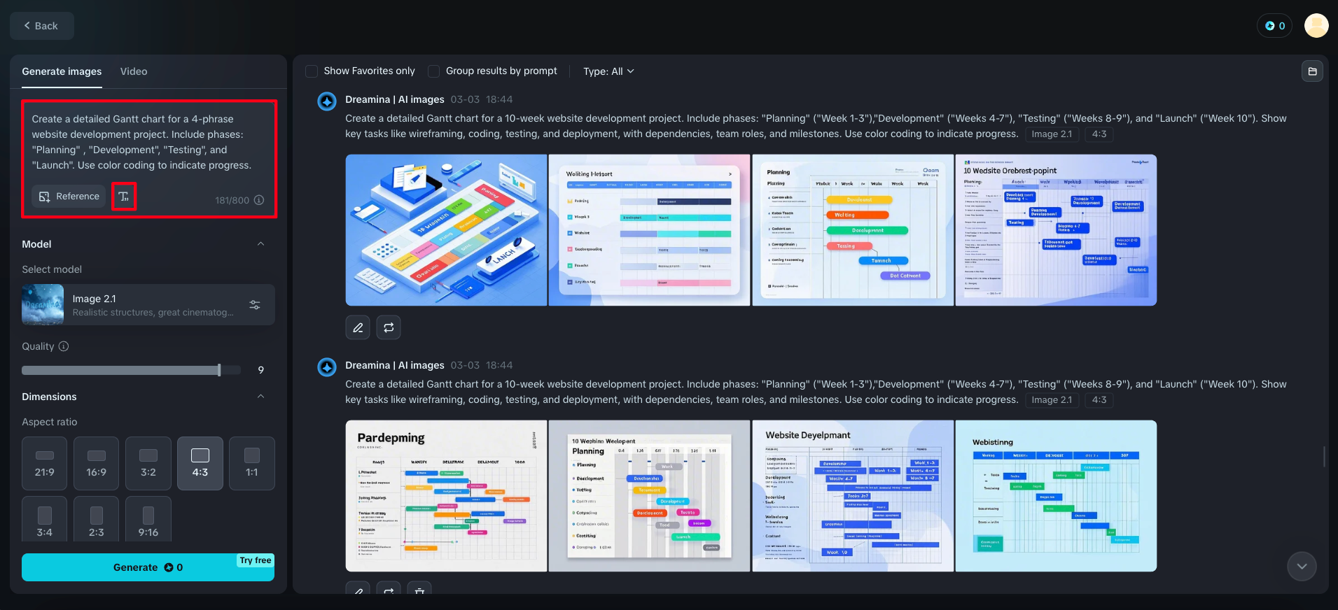 Pencipta diagram gantt gratis