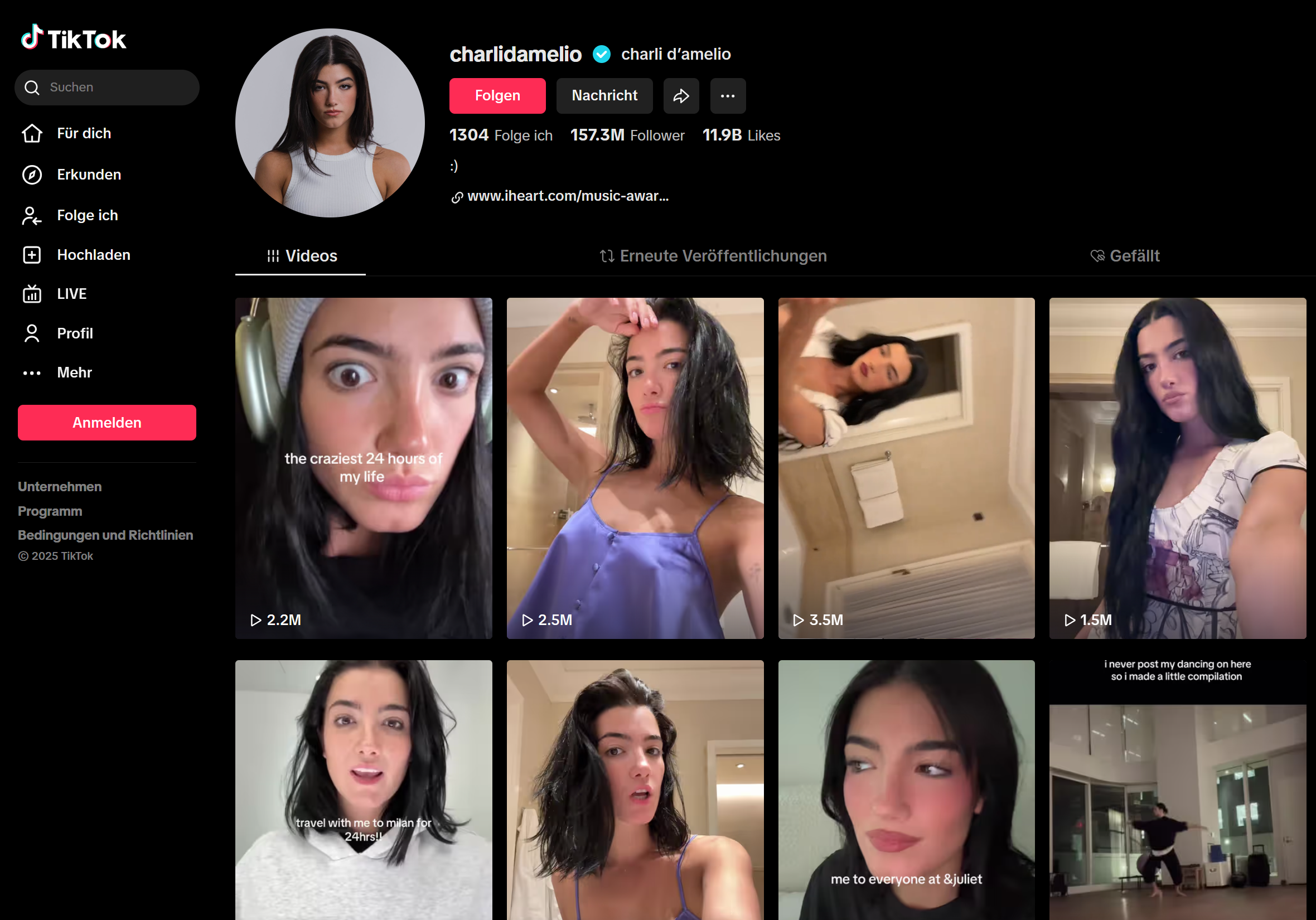 Os 5 principais criadores da tendência do TikTok: Charli D 'Amelio