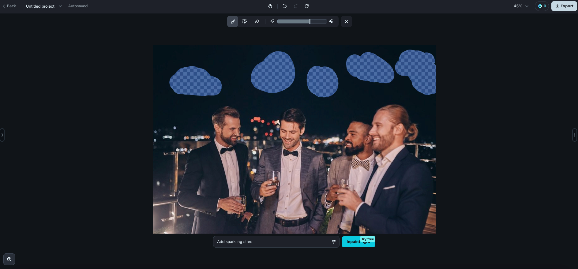 add twinkle to photo