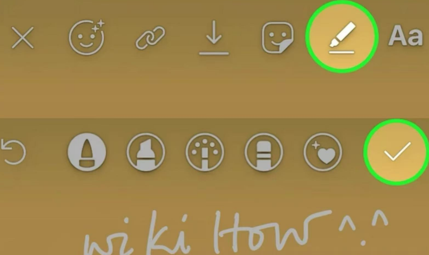 Viết văn bản trên Câu chuyện Instagram bằng công cụ bút