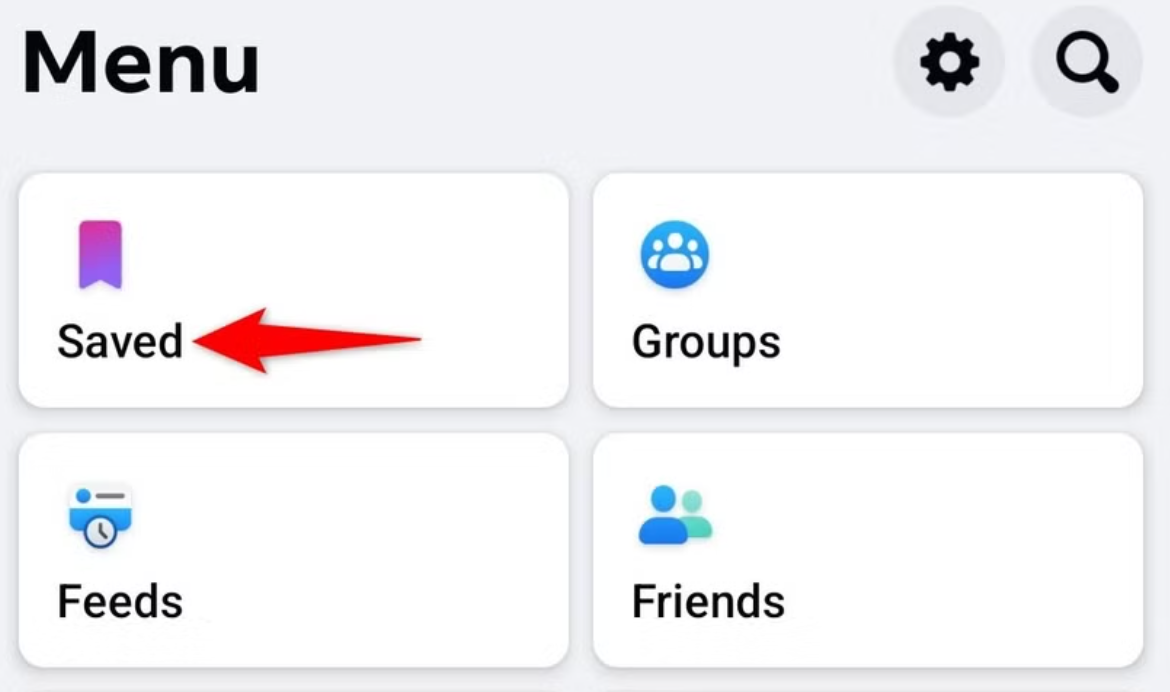 Afbeelding met vind opgeslagen rollen op Facebook