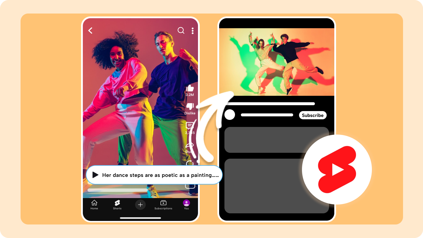 So fügen Sie einen Videolink in YouTube-Shorts hinzu