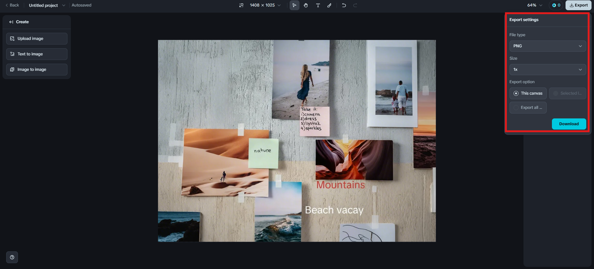 how to create a vision board online