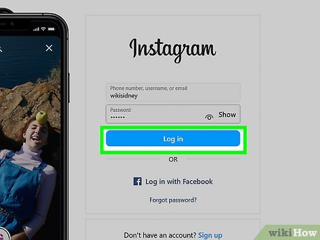 Masuk ke akun Instagram di komputer