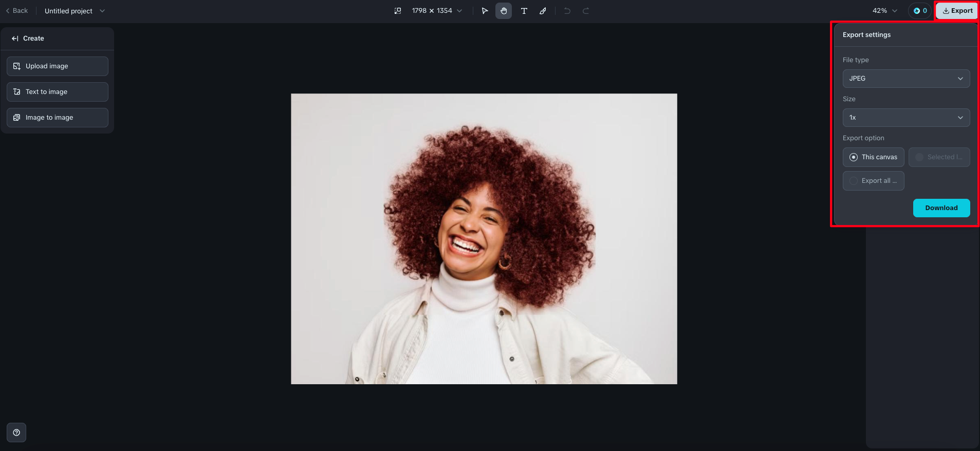 Subukan ang virtual na pag-highlight ng buhok